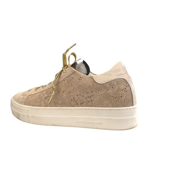 P448 Thea Platform Leather Sneakers - Picture 5 of 6